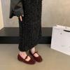 Women Ballet Flats Shoes Fashion Shallow Slip On Shoes Spring Autumn Ladies Outdoor Party Dress Mary Jane Shoes 2026
