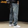 Jeep Men's Straight-Leg Relaxed Fit Jeans