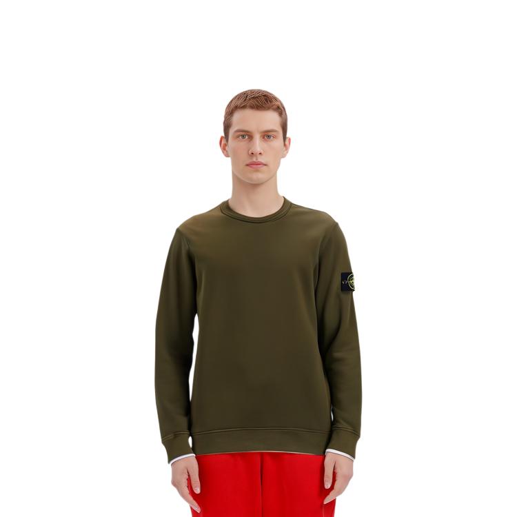 STONE ISLAND Felpa girocollo con patch logo 791562420V0058