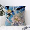 Anime  DDeadly SSins Cushion Cover Eco Linen Pillow Case DoubleSided Print Breathable Durable Zipper Home Decor Gift
