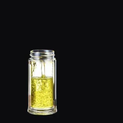 Tea Water Separation Thermos Bottle Stainless Steel Tea Strainer Thermos Infuser Tumbler Vacuum Flask With Tea Filter Two Cover 601-700ml