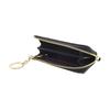 New COACH Recycled Leather Card Holder Mini Women's Walnut Wood & Black CW427-IMXAQ