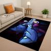3D Retro Game Rockman Mega Man Living Room Non-Slip Area Rug Soft Carpet for Bedroom Playroom Sofa,Easy Clean Home Decor Doormat