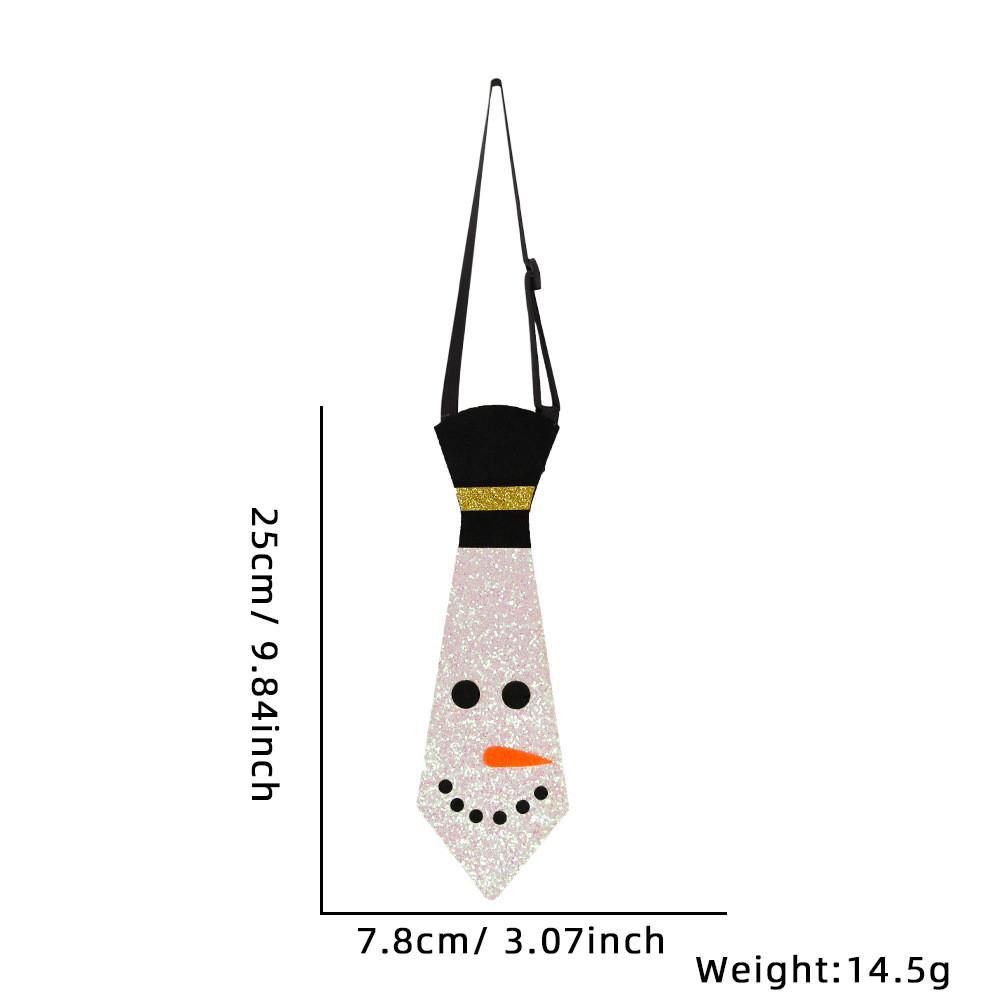 Christmas Charming Felt Tie Collection With Vibrant Colors Of Snowmen And Reindeer Themes