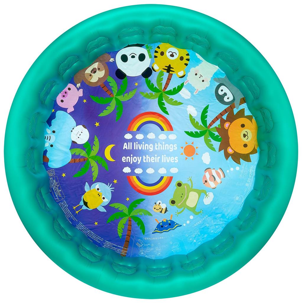 IGARASHI Creature Land Pool Inflated 129 X 27 Cm PLE-120B Size Approx.