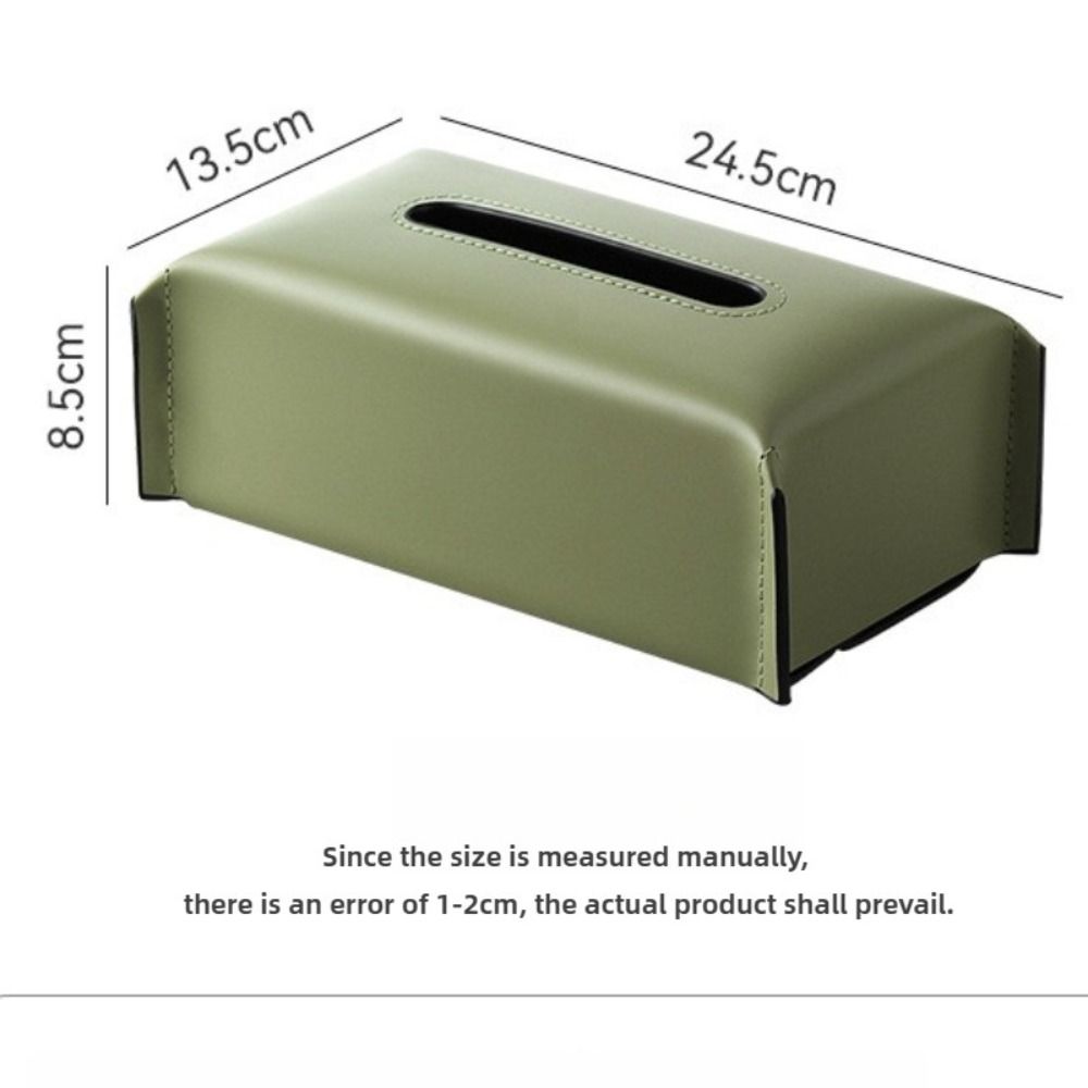 Puppy Dog Design Tissue Box Cover PU Leather Tissue Case  for Living Room