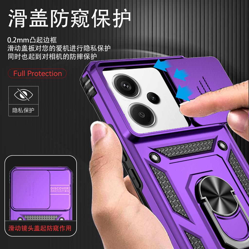 Sergeant pushing the window is suitable for Xiaomi PocoX1 mobile phone case, Redmi note11pro anti-drop ring m1pro protective case.