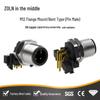 M12 Flange Aviation Plug: IP68 Waterproof Male & Female Connector for Industrial Automation Sensors