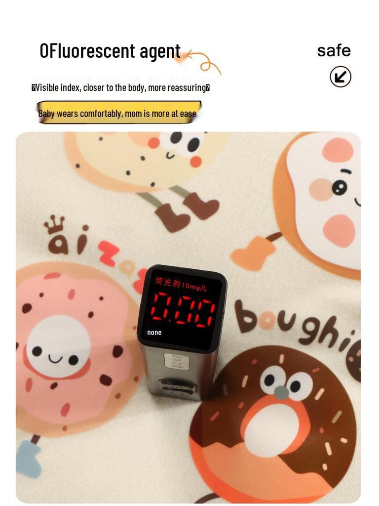 Children's Warm Cotton Cartoon Base Layer Top - Temperature-Sensitive, Half-High Collar Shirt for Baby Girls, Ideal for Autumn/Winter.