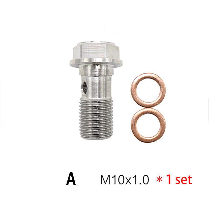 

Universal 304 Stainless Steel Motorcycle Brake Caliper Banjo Bolt Bleed Screw Nipple For Honda Yamaha Kawasaki Suzuki Motocross M10x1.0x21 A