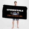 Abenteuer-Minispiele U-undertale Mikrofaserdecke Schnelltrocknende Strandtücher Übergröße Druck Absorbierende Pool-Handtuchdecke