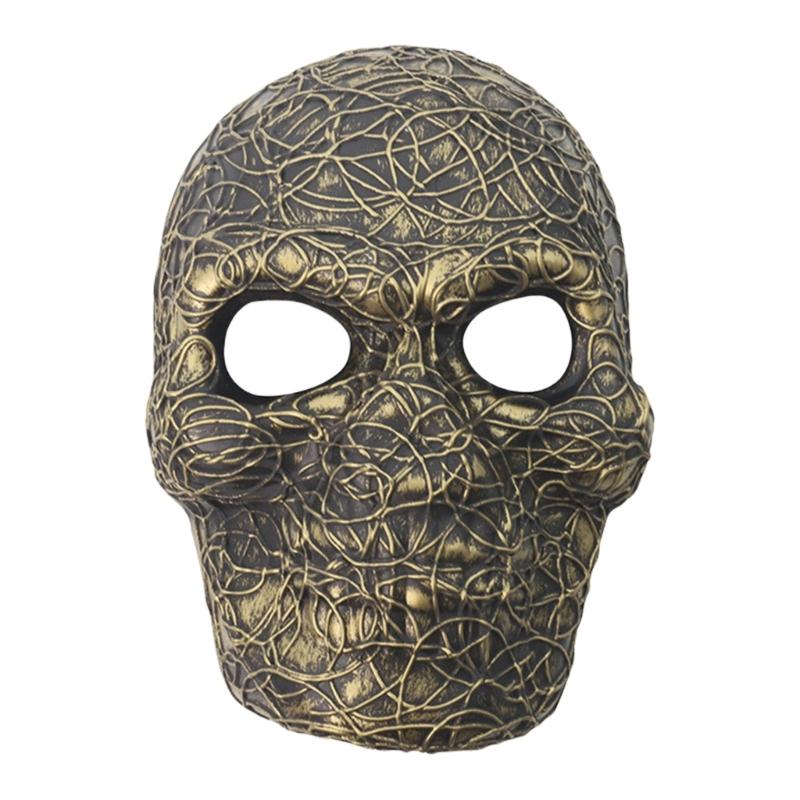 Masquerade Mask Party Mask Scary Halloween Mask Skeleton Mask,Skull Full Face Mask for Women Men Mardi Gras Mask Gifts