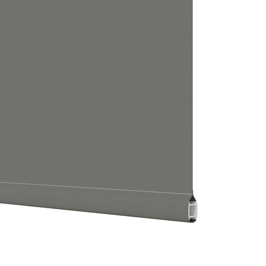 Blackout Roller Blind Grey 80x130 cm Fabric Width 75.7 cm Polyester