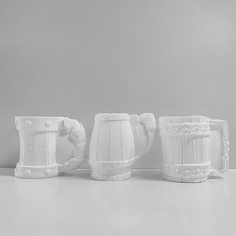 Tasse Blumentopf Silikonform Sukkulenten Pflanzgefäß Vase Form DIY Kristall Epoxidharz Formen Gipsform Handwerk Dekoration
