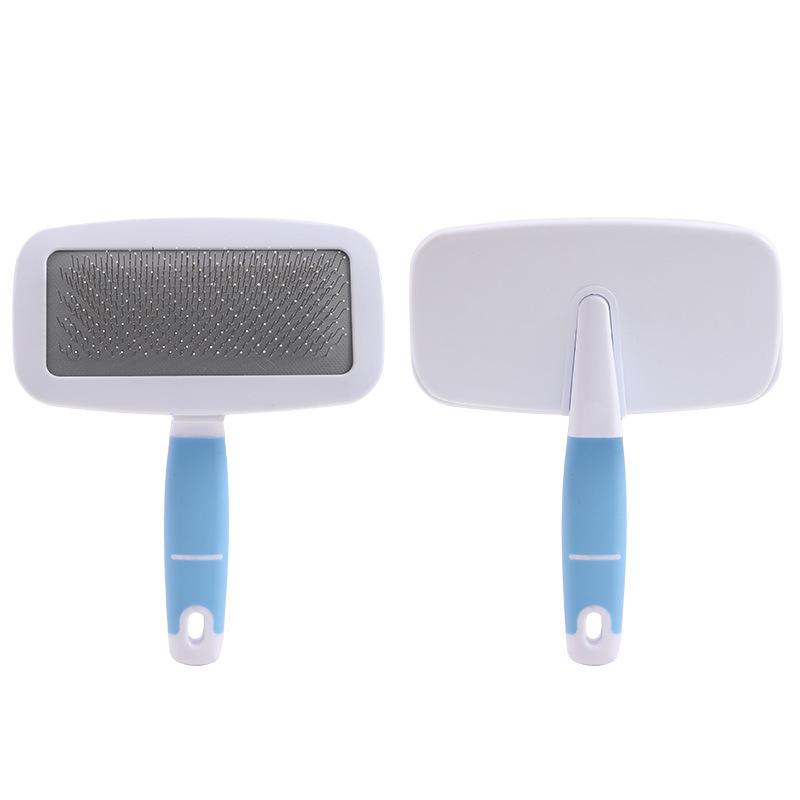 New pet products, stainless steel needle comb, cat and dog hair removal comb, hair removal and knot smoothing brush