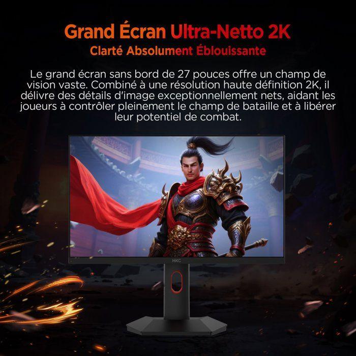Gaming PC Monitor - HKC - 27" - QHD - 320Hz - Fast IPS Panel - 1ms - G27H4P