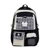 Schoolbag wholesale girl high value college wind backpack casual large capacity backpack junior high school girl high school student schoolbag
