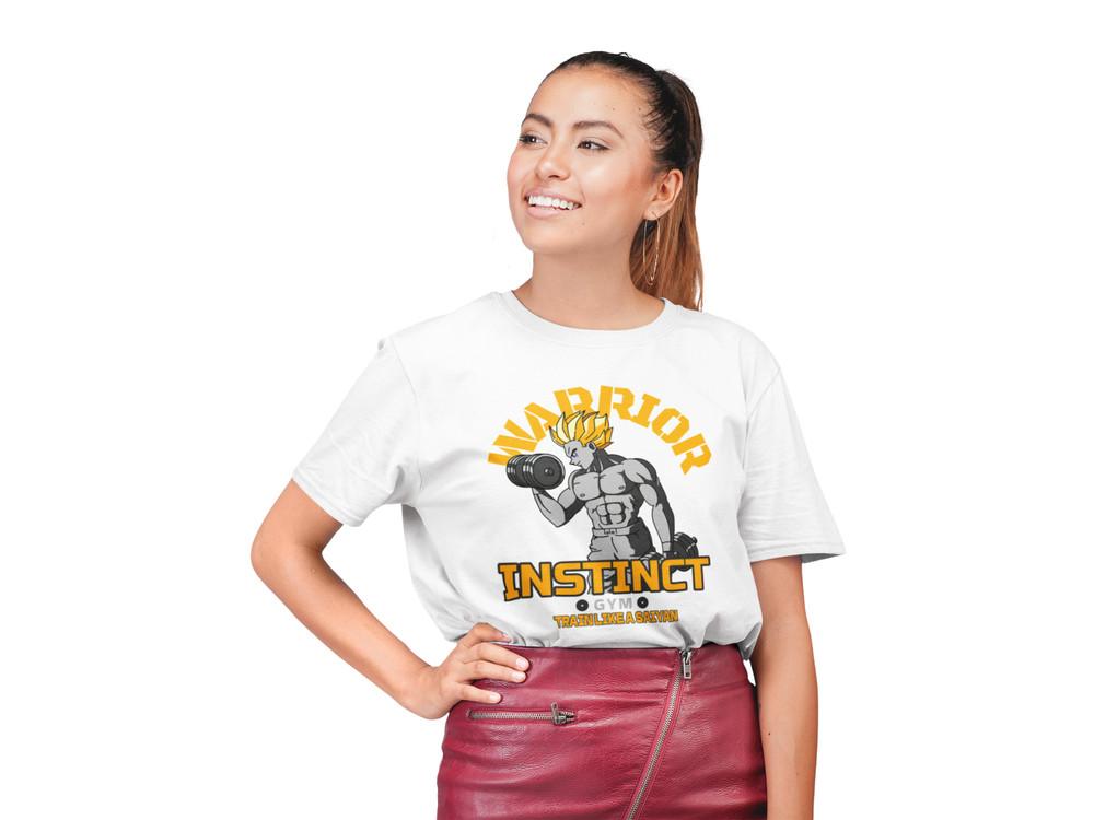 

Dragonball Спортзал Сон Гоку Фитнес Сила Спорт Женский Оверсайз Органический Хлопок 3XL