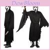 Costum Cosplay Scream Ghostface Cu Mască Și Jucărie Pentru Halloween Joc de Rol Personaje Speciale Incluse