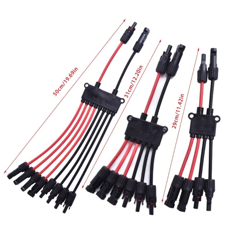 Wytrzymała obudowa PC Złącze Y Solarne Wodoodporne Rozgałęźnik do Łatwego Połączenia Wielu Kabli w Projektach Solarnych