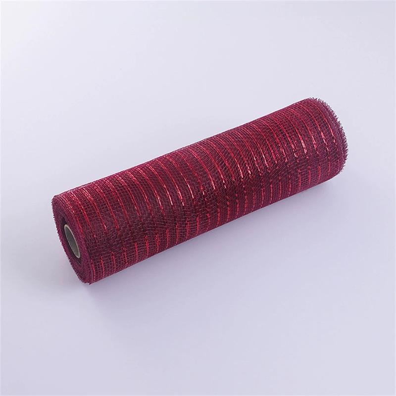 Christmas Tree Decorations Mesh Ribbon - For Wreath, Bow, Garland | Christmas/New Year Home Decor & Navidad Gift Accessories