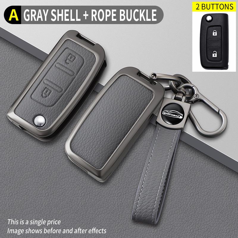 2023 Foton Aoling Suyun Pro Leather Key Cover for Men & Women, Oumake S1 Remote Control Holder with Buckle