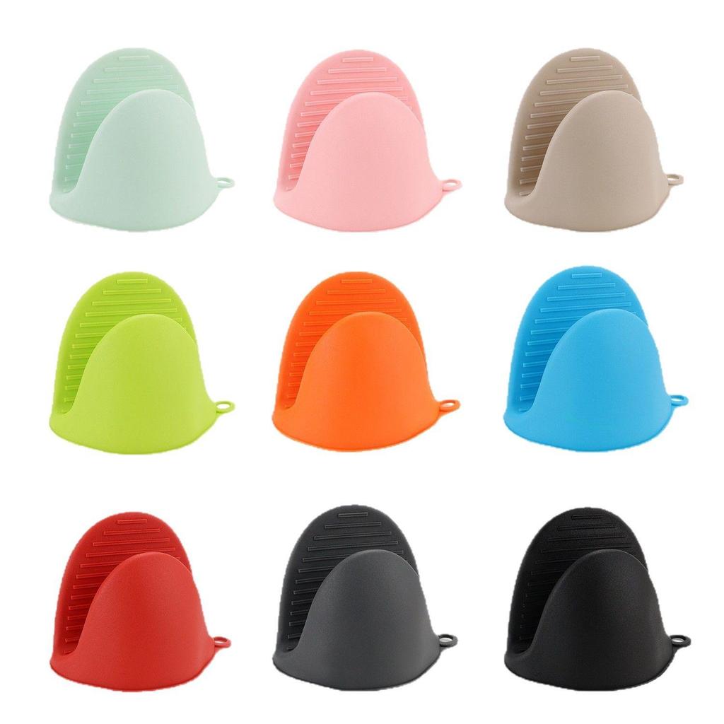 "Non-Slip Heat-Resistant Hand Clips & Gloves for Bowls, Plates, Ovens, Microwaves, Air Fryers - Anti-Scald Kitchen Tools"