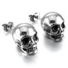 Hiphop Style Skeleton Stud Earrings Creative Mini Ear Clip Personality Earrings  Unisex