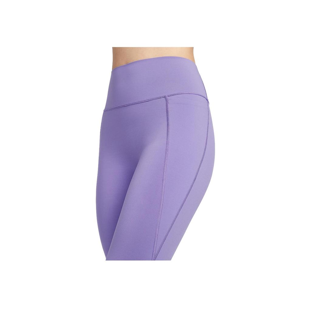 Nike SS25 Universe Solid Mid Support High Waist Comfortable Fashion Soft Sports Long Pants Women bottoms Purple HQ6814-527