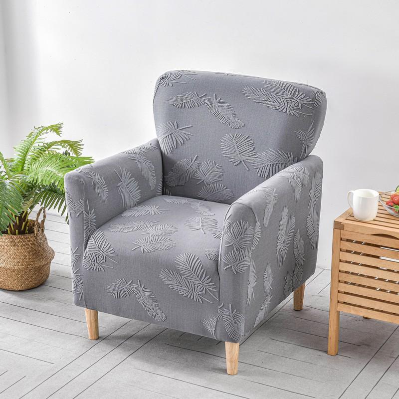 

Чехол на кресло-кровать Jacquard Club, чехол на односпальный диван с высокой спинкой, эластичные чехлы для дивана, защитные чехлы для мебели в гостиной