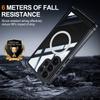 For Magsafe Wireless Charging 360°Full Protection Transparent Phone Case For Samsung S25 Ultra Edge S24 Ultra Plus S23 FE A56