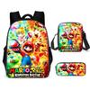 Cartoon Backpack, Primary And Secondary School Students Three-Piece Set, School Bag, Backpack, Shoulder Bag, Pencil Case.