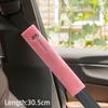 Universal Car Seat Belt Cover Plush Cute Cartoon Car Safety Belt Cover Shoulder Pad For Kids Adults Car Interior Accessories