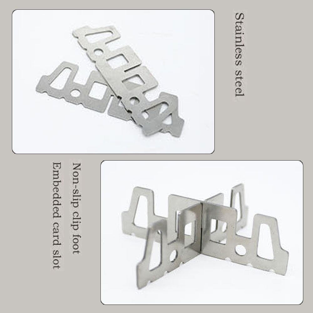 Stainless Steel Alcohol Stove Portable Alcohol Burner Durable Camping Stove