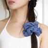 Mood Linen Scrunchie - Vintage Blue