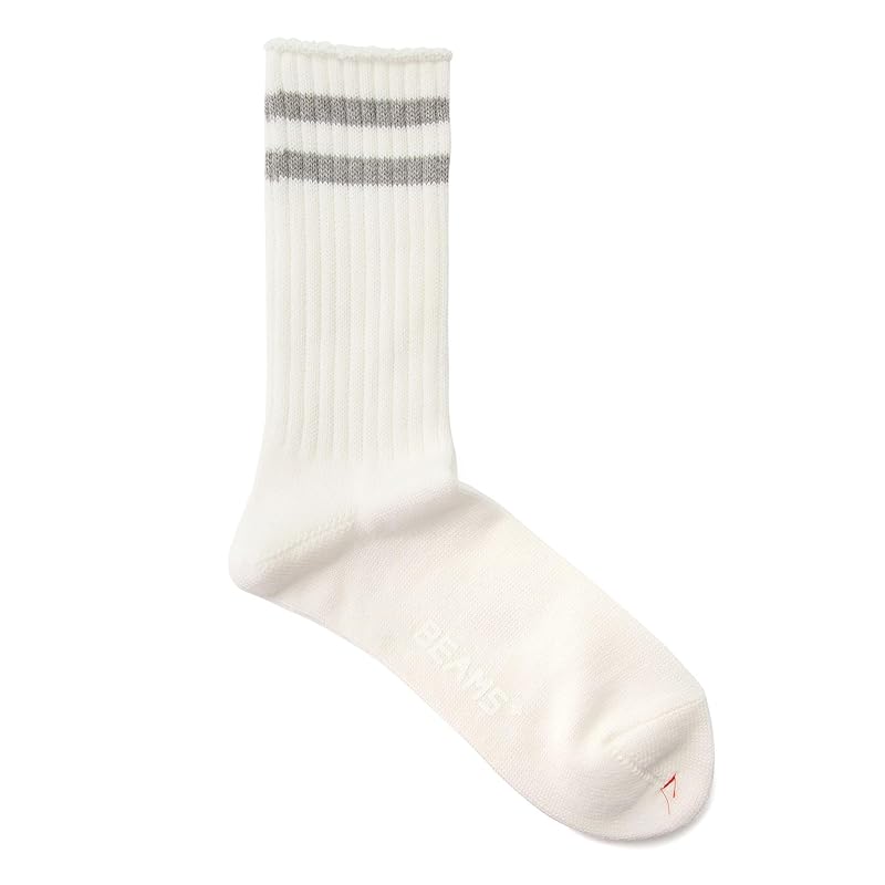 

[Beams Plus] socks socks school boy men s WHITE/GRAY 0 38430010479