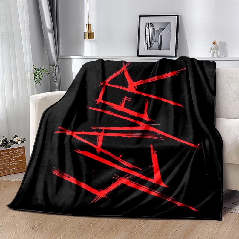 Slayer Blood Dripping Flannel Blanket Soft All-Season Throw, Design for Camping, Car Travel, Hiking Sofa, Bed, Office Perfect Gift for Parties