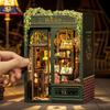 CuteBee DIY BookNook Bausatz Puppenhaus Bausatz Miniaturhaus Bausatz BookNook Geeignet für und Geburtstag mit LED-Licht - - - - Anfänger, Teenager, Erwachsene,
