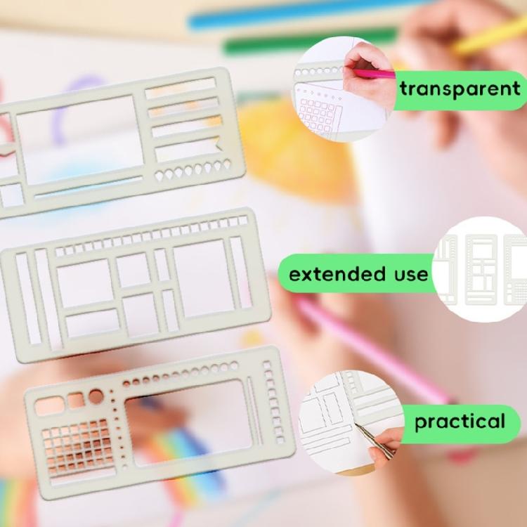 Waterproof Dots Array Notebook Templates 3 Pc Organized Writing Tools For Outdoor Travel Journaling
