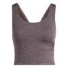 Adidas Sleeveless Sports Shirts Women's Aurora Coffee Honey Moderate Nipped-in Waist (Unisex) Sleeveless Sports Shirts