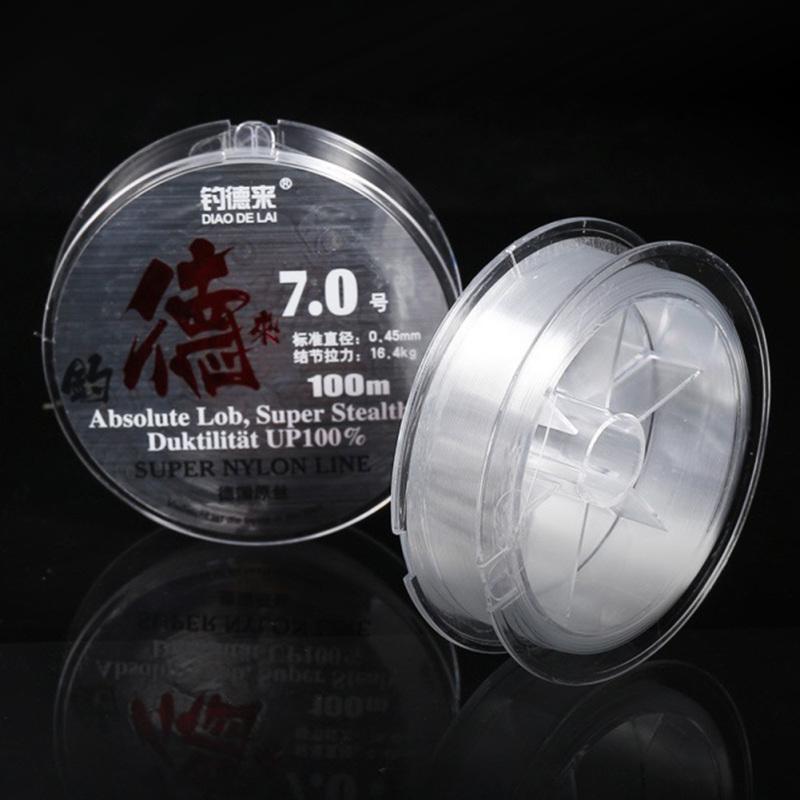 Buy 100m Abrasion Resistant Monofilament Fishing Line, Superior Mono Nylon Fish Line Great for