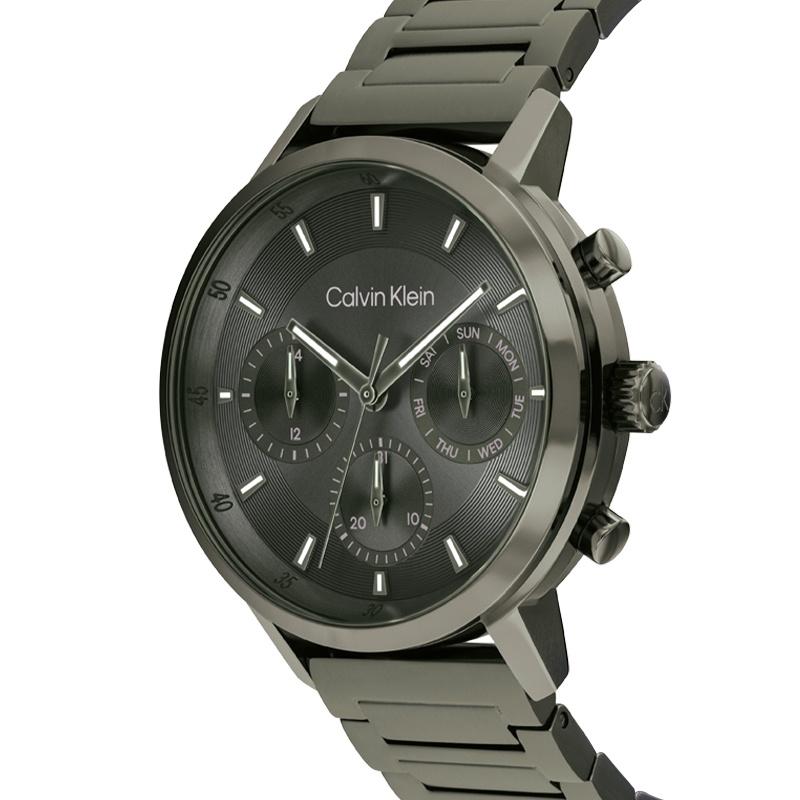 Calvin Klein Style Series Watch Quartz Movement Steel Strap Green Dial Men's Watch 25200494ck