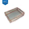 Elegant European Glass Jewelry and Cosmetics Organizer with Flip Lid