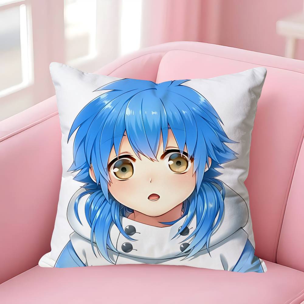 Chibi Aoba SSeragaki Kissenbezüge für Schlafzimmer Wohnzimmer Sofa Heimdeko Polyester Kissenbezug mit Reißverschluss