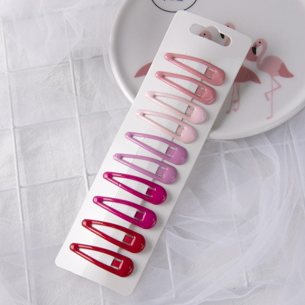 1Set Cute Candy Colors Dripping Hairpins BB Clip Girls Children Hair Clip Pin Barrette Accessories Women Kids Hairgrip Headdress