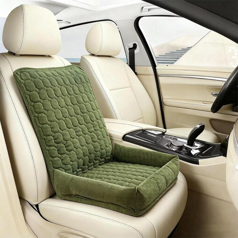 Detachable Pet Car Seat Cover Breathable Pet Travel Carrying Mat Pet Car Mat  Outdoor Travel зелёный