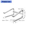Aluminium Alloy Laptop Holder Stand Portable Foldable Desktop Bracket Support Stand For Tablet Laptop Desktop Holder