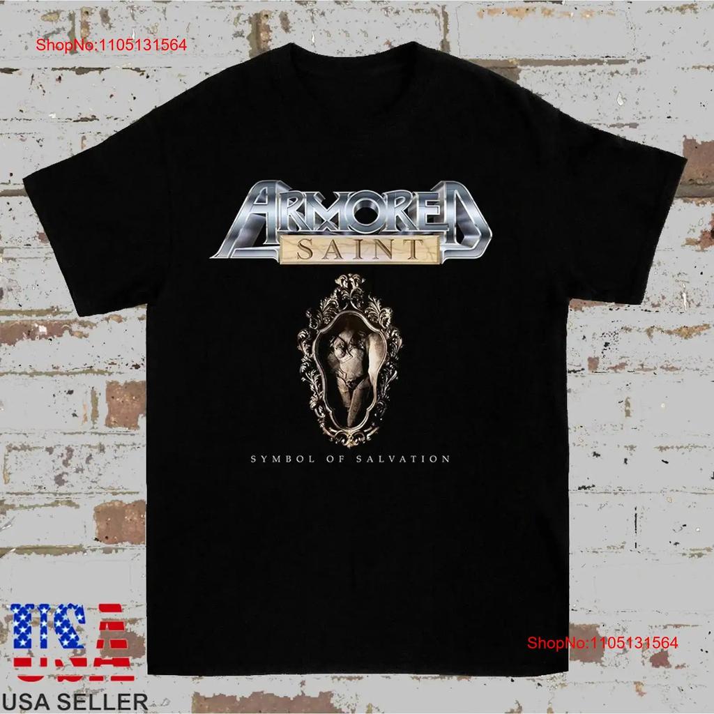 Armored Saint Symbol Of Salvation Black T Shirt Size S 5xl Vintage Washed Streetwear Graphic Comfortable Soft Casual Fashion