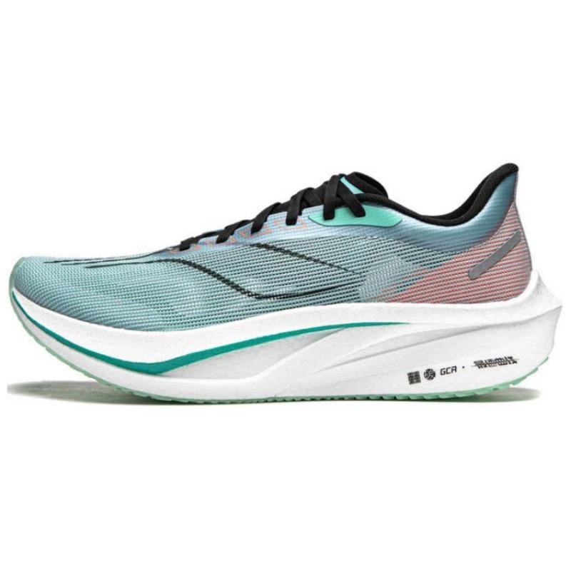 Li-Ning Feidian 4 Challenger Men Carbon Fiber Boom Fiber GCR Running Shoes Blue Cyan ARMU005-24 41