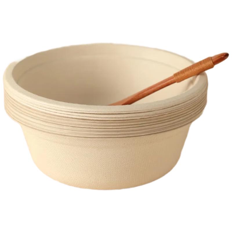 Chahua Sugarcane Pulp Disposable Paper Bowls